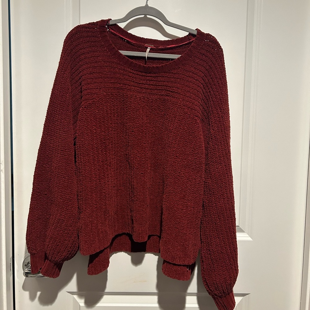 Free People red sweater.